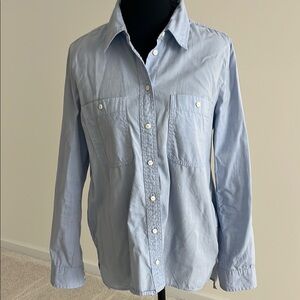 GAP “The Boyfriend” Casual Light Blue Button Down Shirt